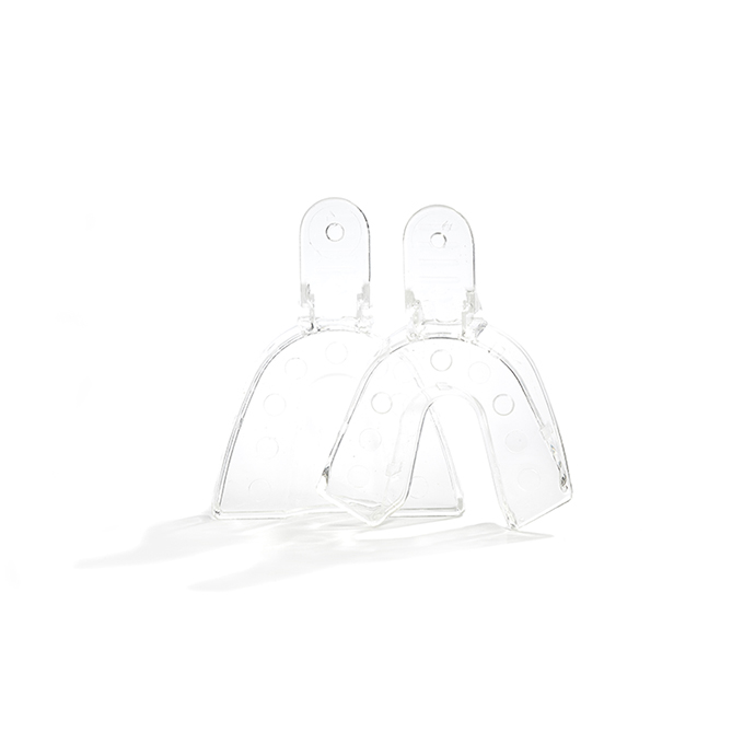 Trays clear lower jaw. perforated (20pea.)